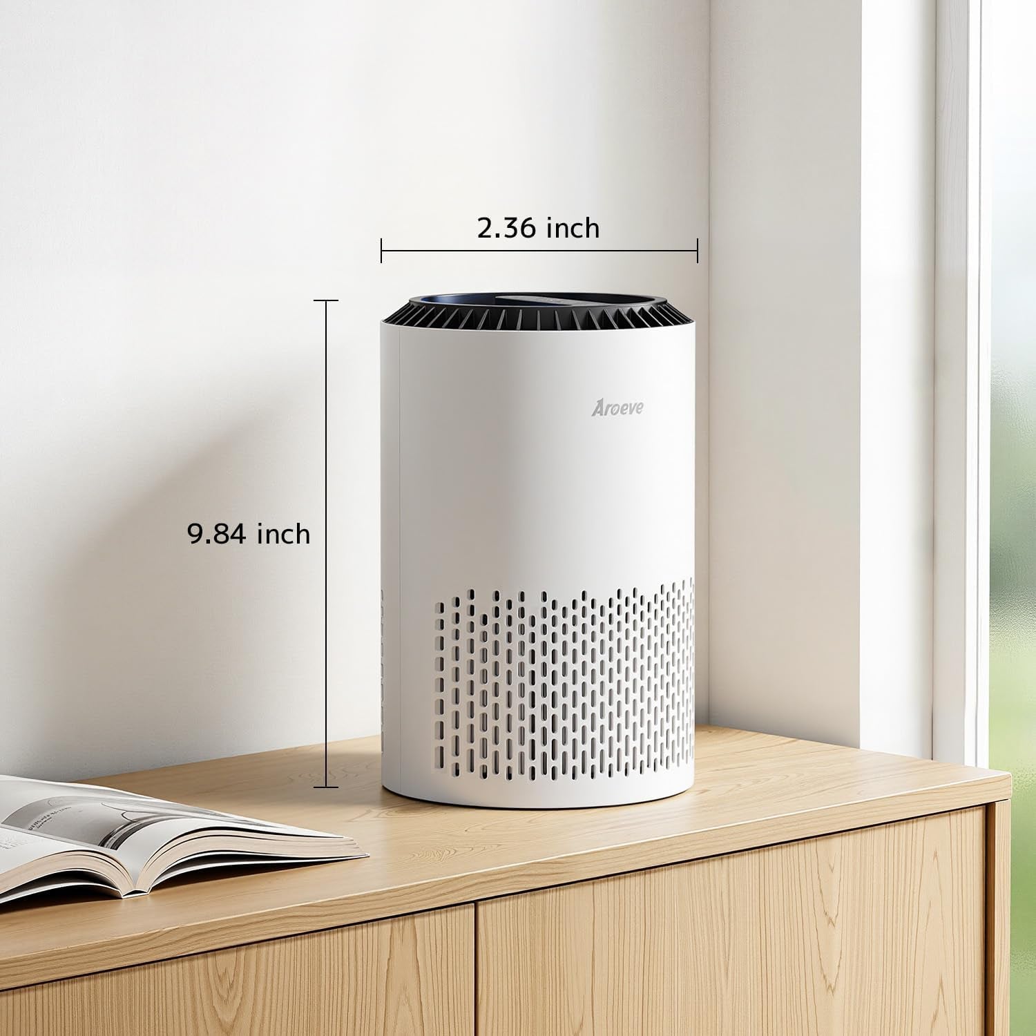Air Purifiers for Bedroom with Sleep Mode Speed Control-Mk01A(White)