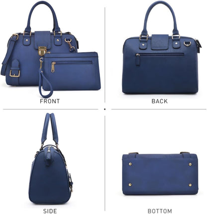 Womens Satchel Purse Boston Barrel Bag Top Handle Handbag Work Tote