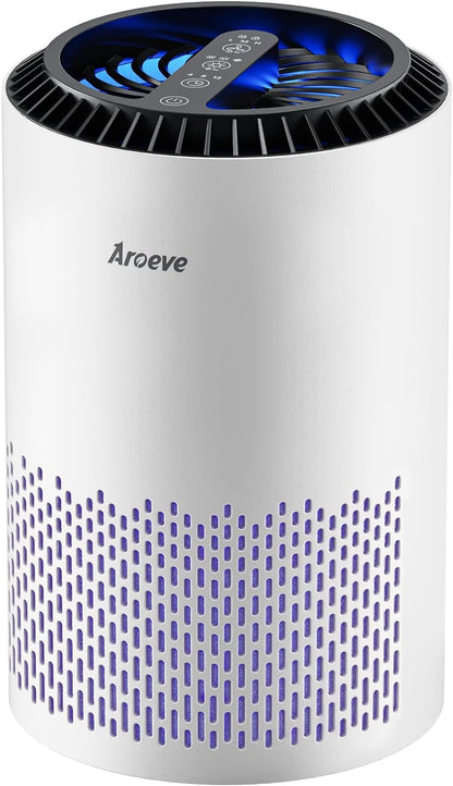 Air Purifiers for Bedroom with Sleep Mode Speed Control-Mk01A(White)