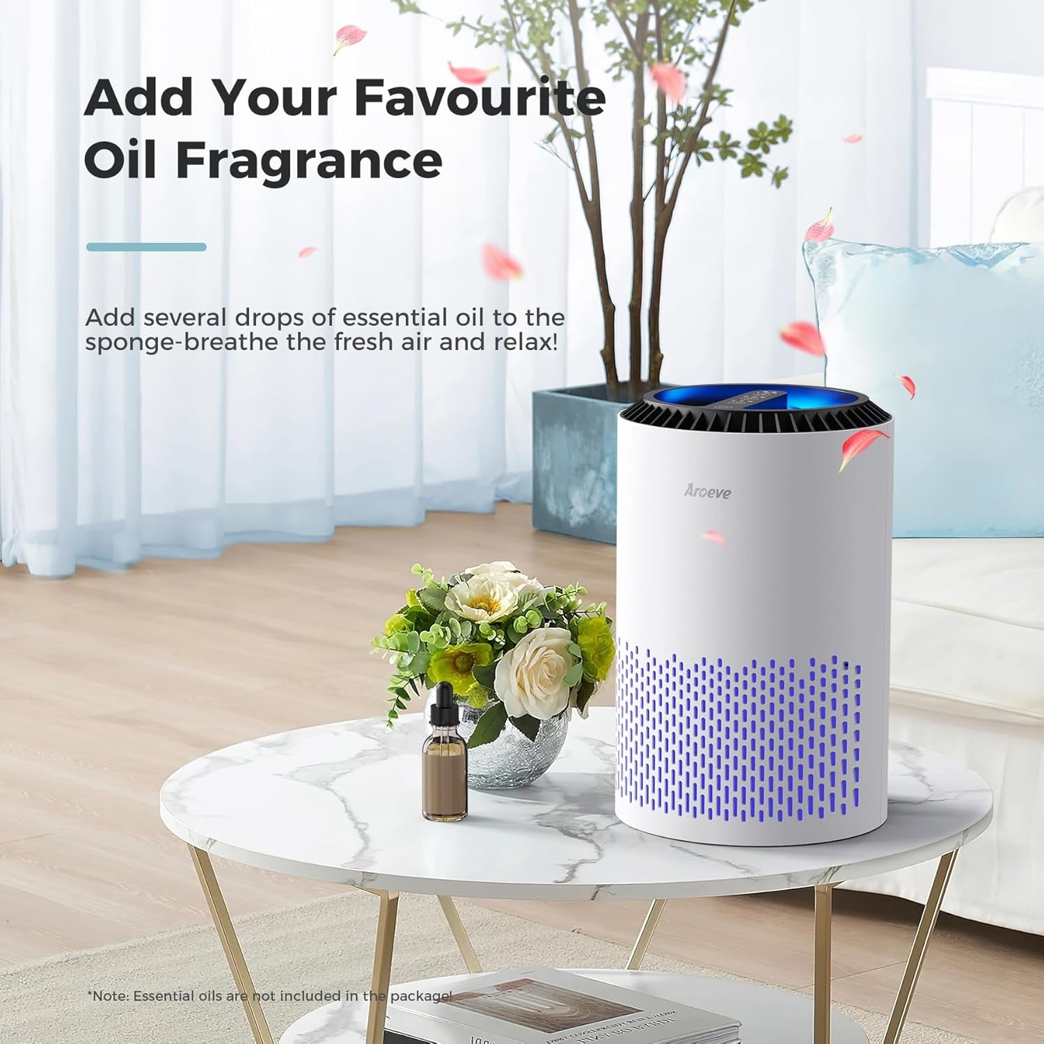 Air Purifiers for Bedroom with Sleep Mode Speed Control-Mk01A(White)